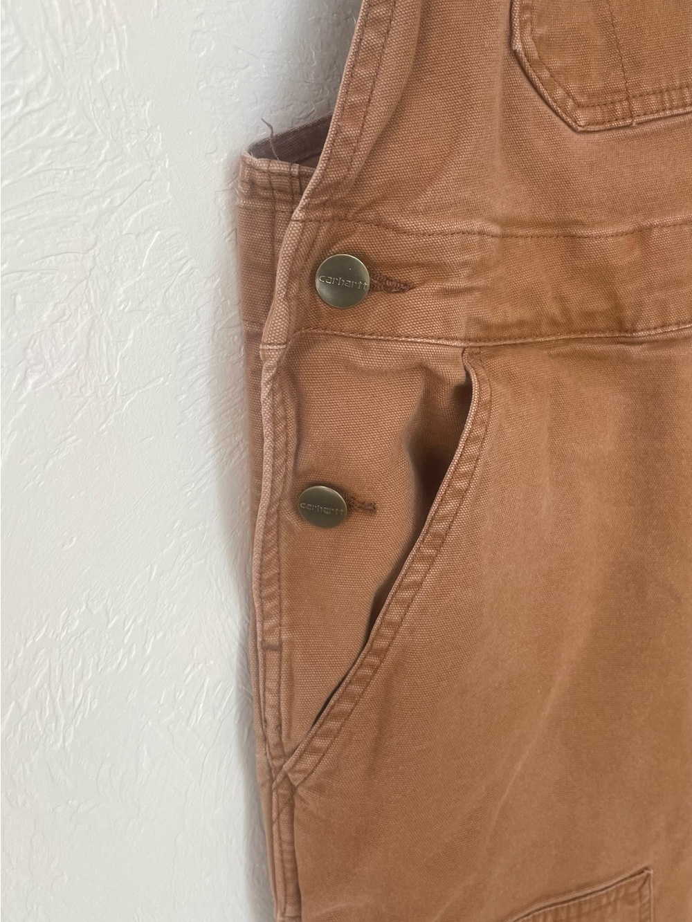 CARHARRT Ashland Bib Overalls OR6001 Brown S 4-6 - Picture 7 of 16